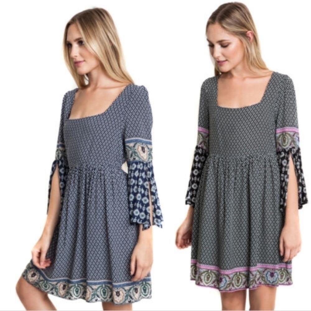 Altarid state Bohemian dress blue